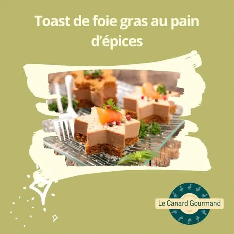 Toast de foie gras au pain d'épices